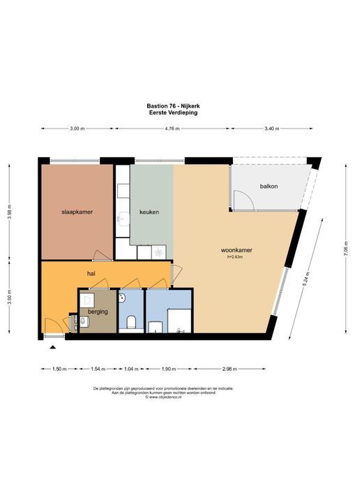 Bastion 76, Nijkerk plattegrond-38