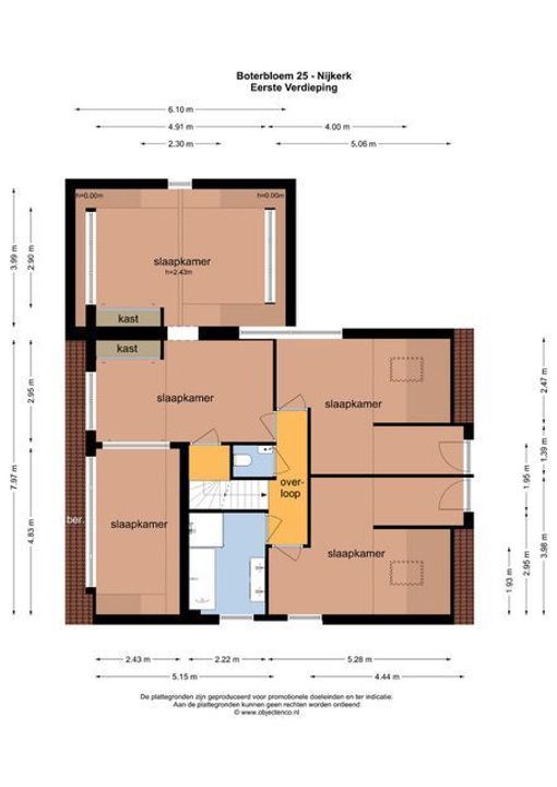Boterbloem 25, Nijkerk plattegrond-62