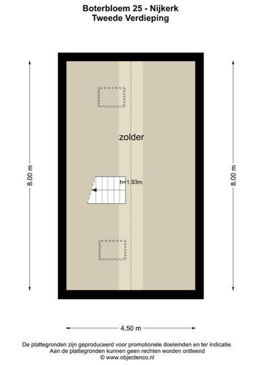 Boterbloem 25, Nijkerk plattegrond-62