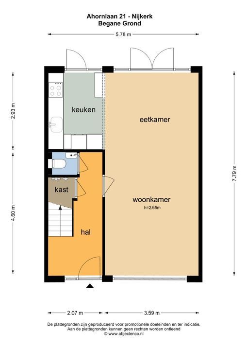 Ahornlaan 21, Nijkerk plattegrond-40