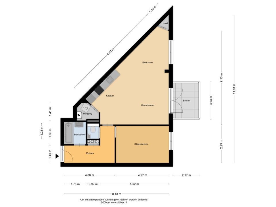 Nes 27, Pijnacker plattegrond-16