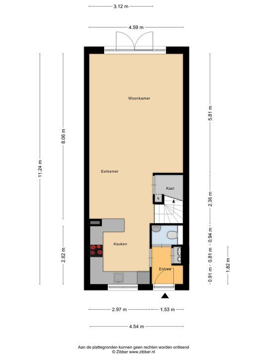 Aletta Rutgersstraat 27, Maasdijk plattegrond-33