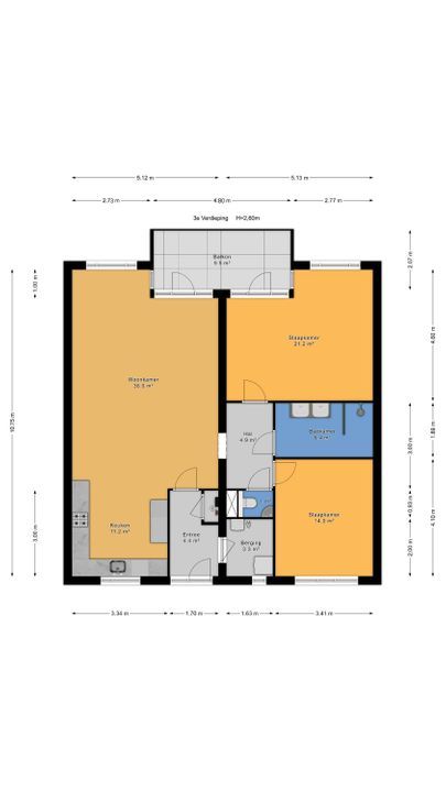 Kloosterkade 23, Delft plattegrond-31