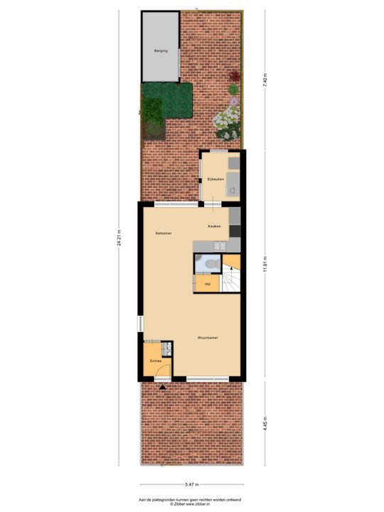 Regge 22, Pijnacker plattegrond-22