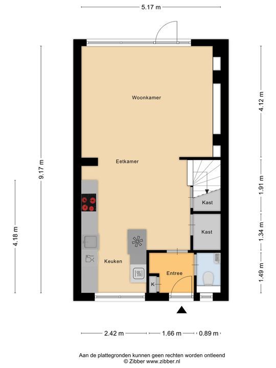 Kiekendiefhof 14, Delft plattegrond-6