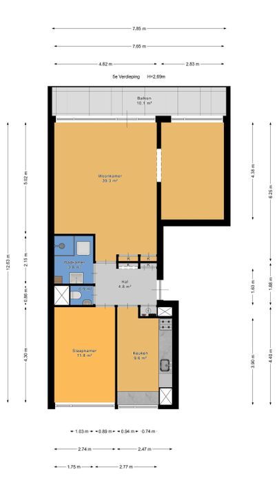 Roland Holstlaan 974, Delft plattegrond-30