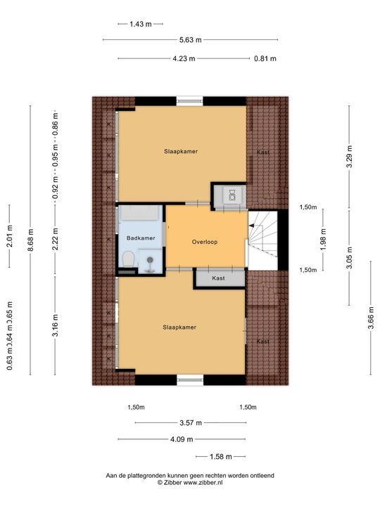 De Harnasch 8, Pijnacker plattegrond-43