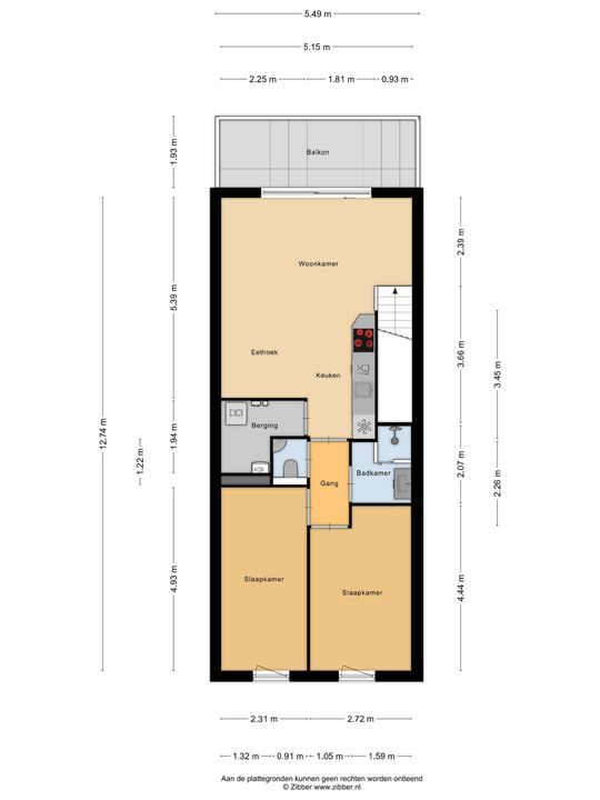 Weegbree 89, Pijnacker plattegrond-18