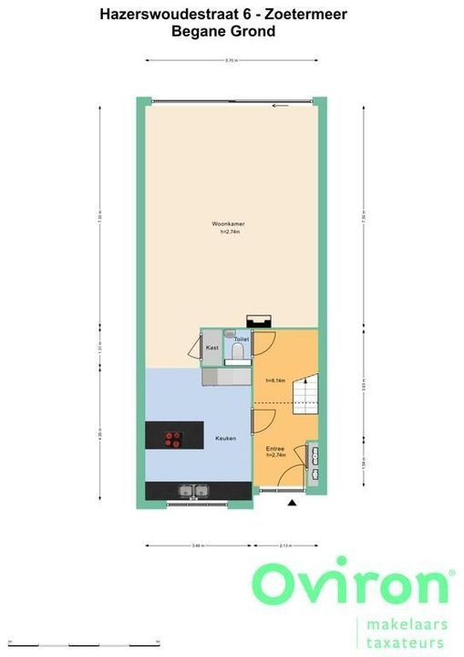 Hazerswoudestraat 6, Zoetermeer plattegrond-68