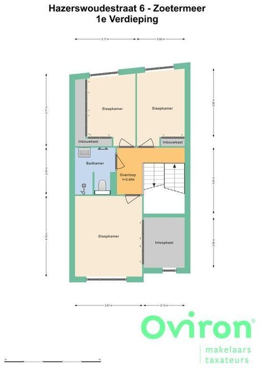 Hazerswoudestraat 6, Zoetermeer plattegrond-68