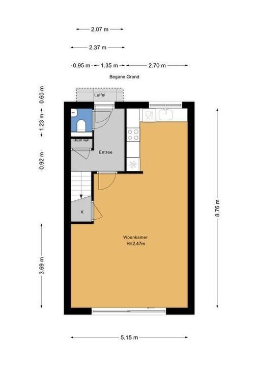 Heenvlietstraat 40, Zoetermeer plattegrond-33