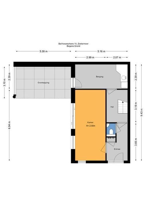 Balthasarschans 15, Zoetermeer plattegrond-38
