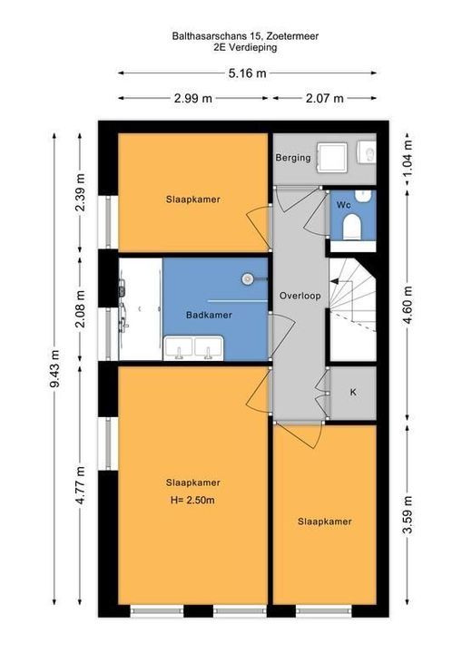 Balthasarschans 15, Zoetermeer plattegrond-38