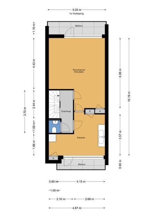 Van Beeckstraat 17, Zoetermeer plattegrond-35