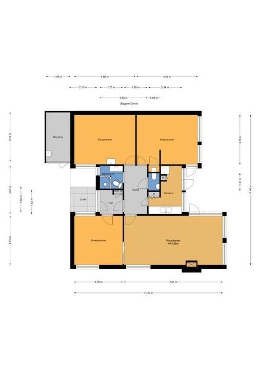 Oranje Nassauplantsoen 16, Benthuizen plattegrond-36