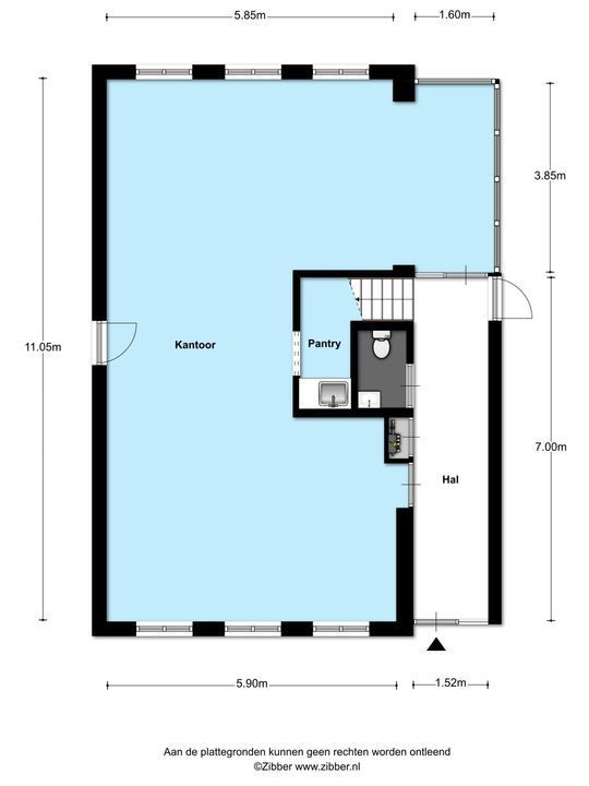 Wilhelminastraat 35, Mijnsheerenland plattegrond-17