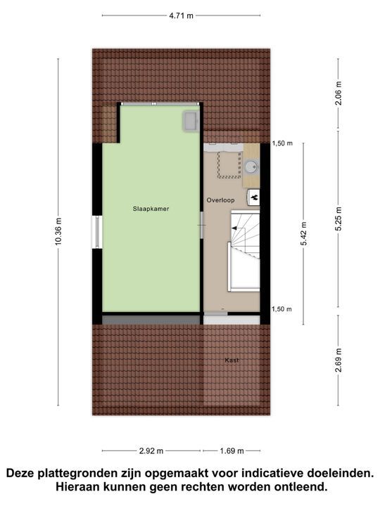 Admiraal de Ruyterstraat 163, Oud-Beijerland plattegrond-37