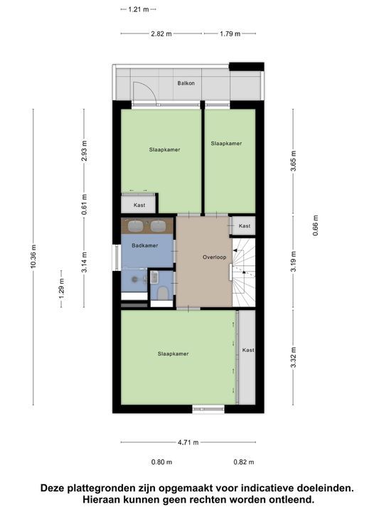 Admiraal de Ruyterstraat 163, Oud-Beijerland plattegrond-37