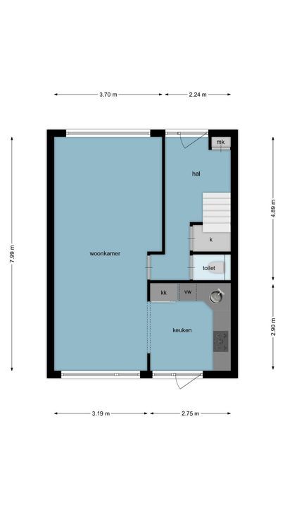 Koningin Wilhelminastraat 34, Piershil plattegrond-29