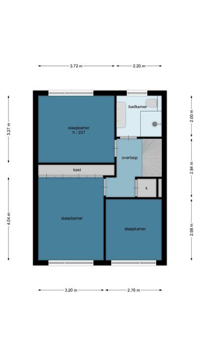 Koningin Wilhelminastraat 34, Piershil plattegrond-29