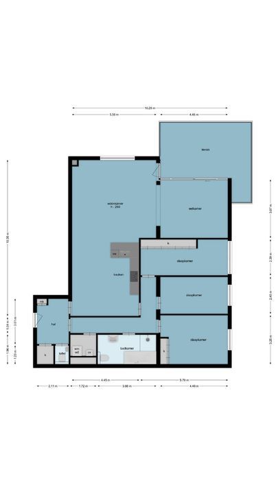 Muzieklaan 12, Oud-Beijerland plattegrond-47