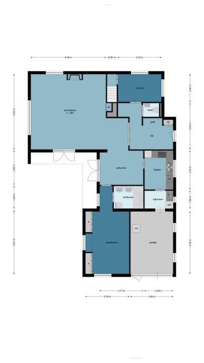 Sinte Catharinadal 2, Willemstad plattegrond-39