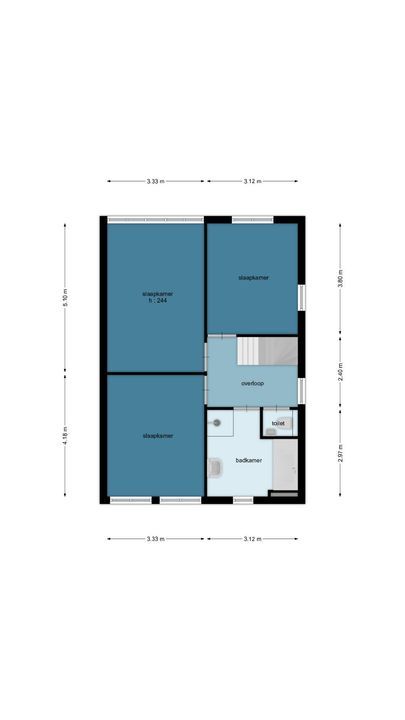 Rudolf Steinerpad 10, Oud-Beijerland plattegrond-30