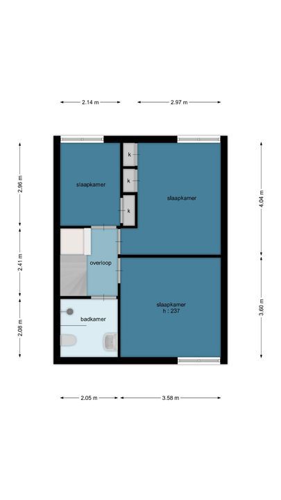 Christinastraat 8, Nieuw-Beijerland plattegrond-25
