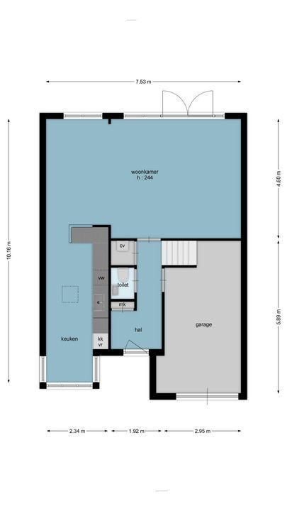 Helen Parkhurstweg 40, Oud-Beijerland plattegrond-31
