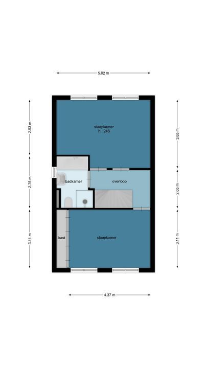 Helen Parkhurstweg 40, Oud-Beijerland plattegrond-31
