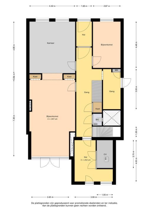 Paviljoenslaan 7, Haarlem plattegrond-37
