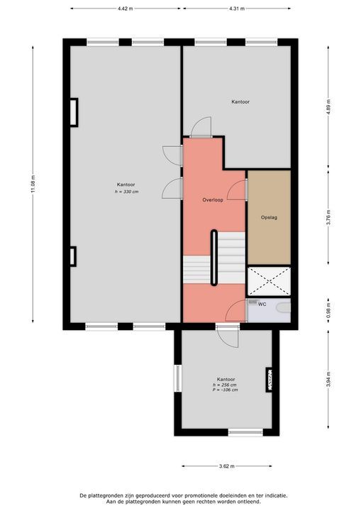 Paviljoenslaan 7, Haarlem plattegrond-37