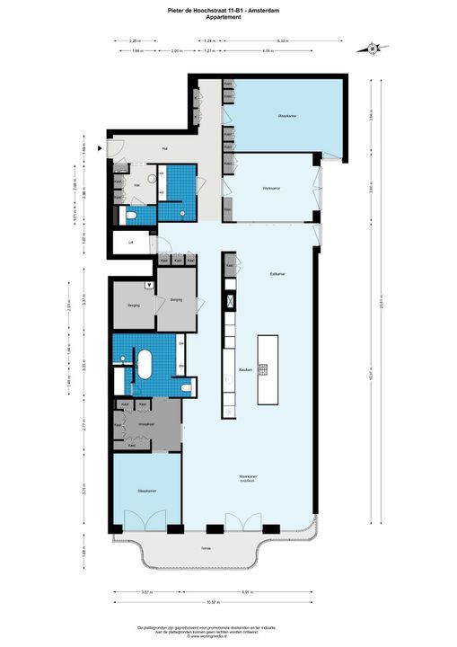 Pieter de Hoochstraat 11 B1, Amsterdam plattegrond-43