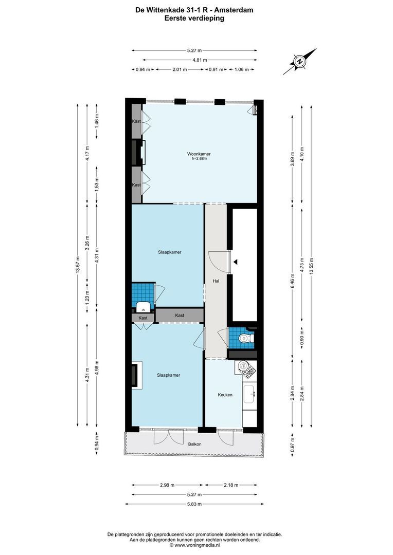 De Wittenkade 31 1R, Amsterdam foto-25