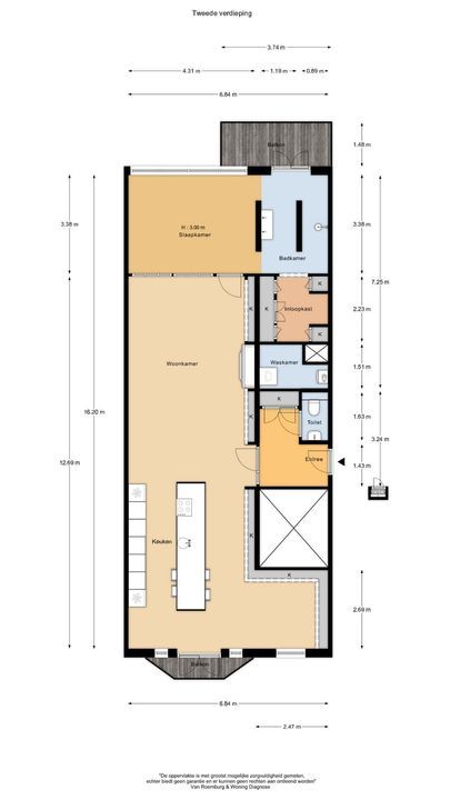 Prins Hendriklaan 38 C, Amsterdam plattegrond-25