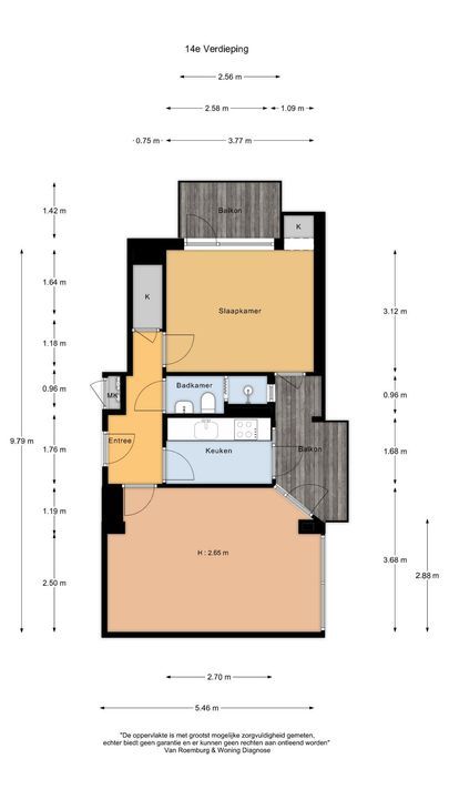 Van Leeuwenhoekstraat 5 0153, Haarlem plattegrond-24