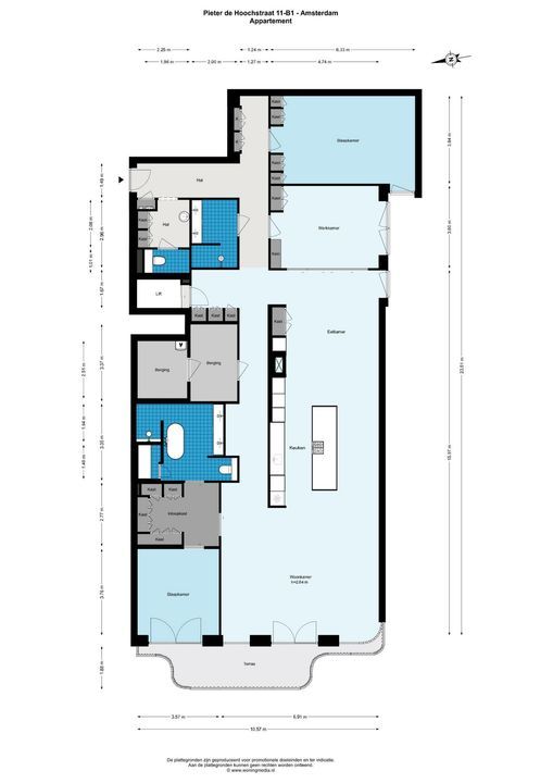 Pieter de Hoochstraat 11 B1, Amsterdam plattegrond-37