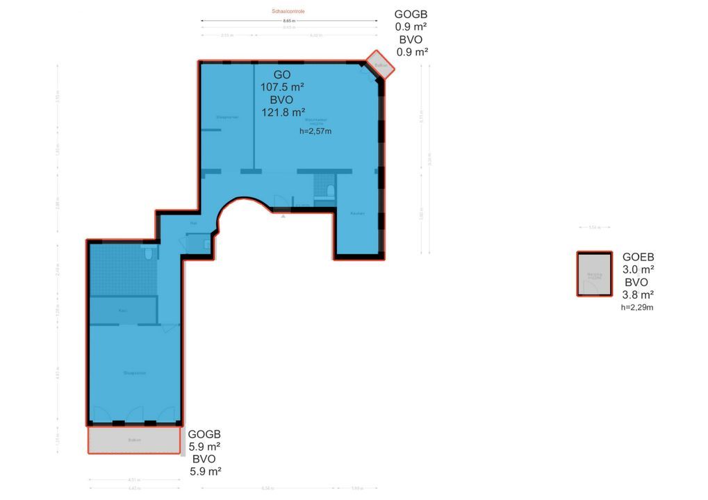 Korte Amstelstraat 2 B, Amsterdam plattegrond-35