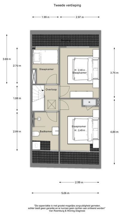 Bakhuizen van den Brinkstraat 3, Haarlem plattegrond-24