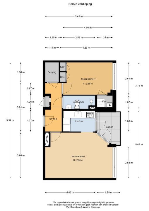 Van Leeuwenhoekstraat 5 0008, Haarlem plattegrond-24