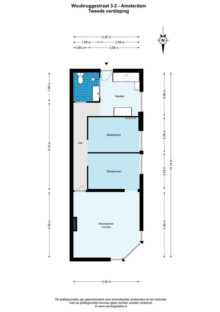 Woubruggestraat 3 2, Amsterdam foto-21