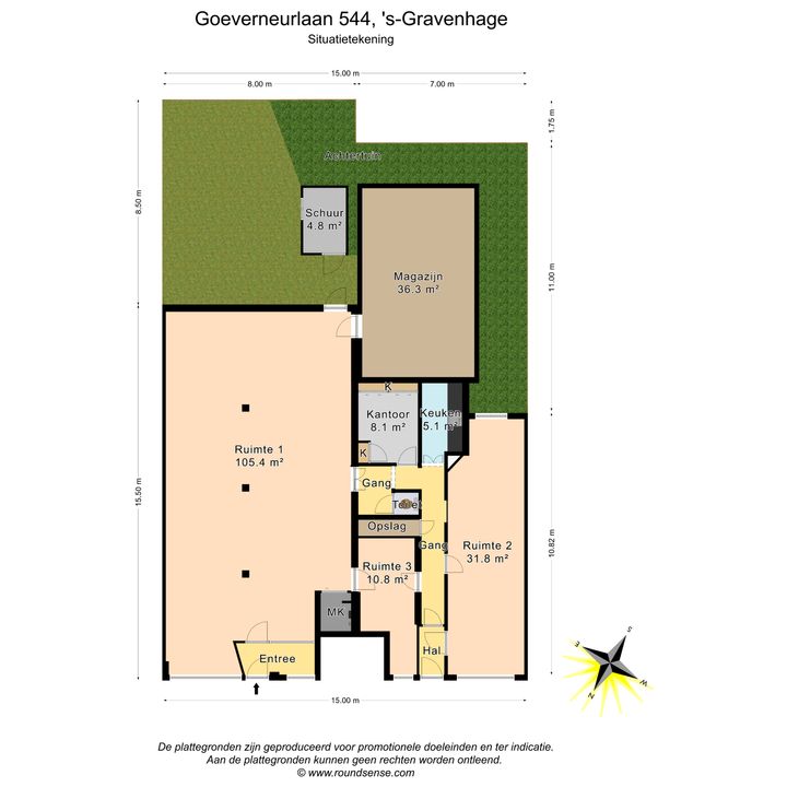 Goeverneurlaan 554, Den Haag plattegrond-4