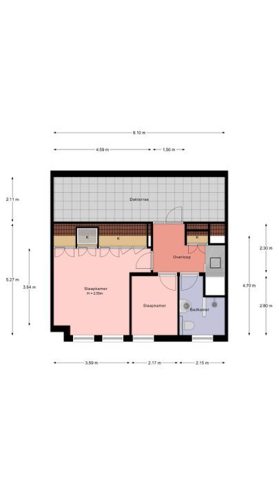 Boegstraat 5, Den Haag plattegrond-53