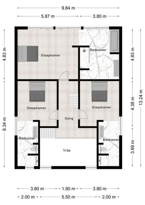 Hertog Albrechtlaan 17, Den Haag plattegrond-109