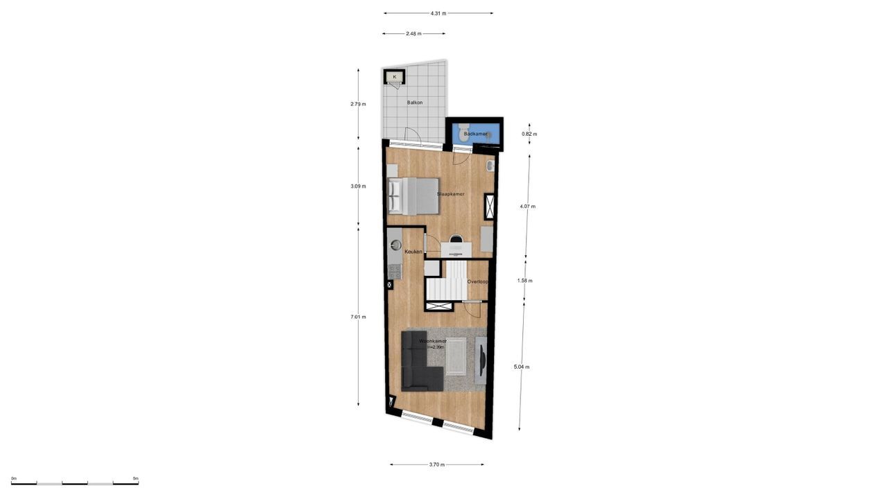 Hooigracht 96, Leiden plattegrond-59