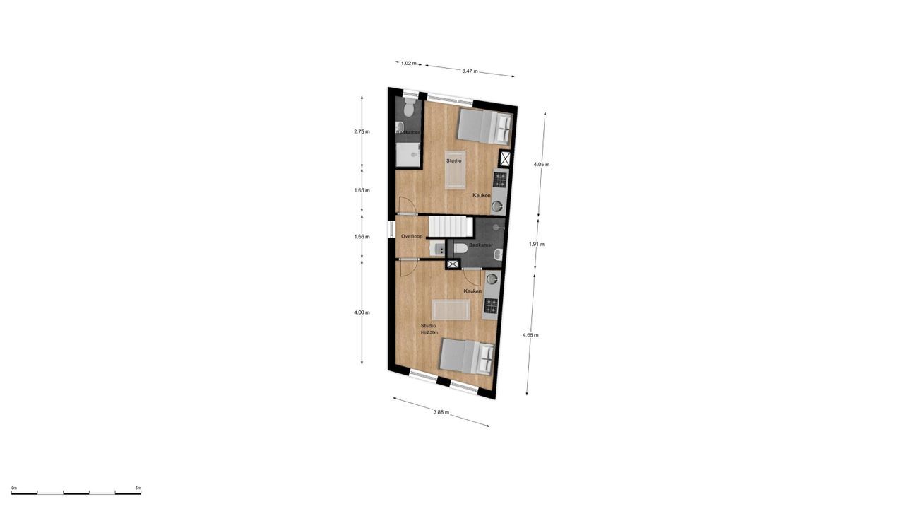 Hooigracht 96, Leiden plattegrond-59