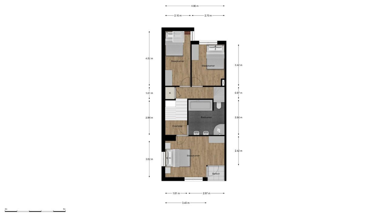 Weddesteeg 27, Leiden plattegrond-60