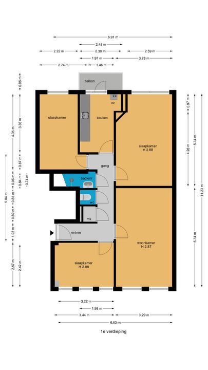 Nicolaas Tulpstraat 3, Den Haag plattegrond-26