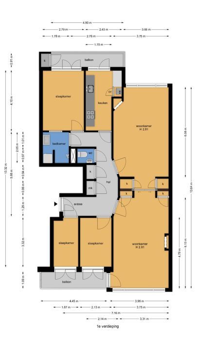 Carel Reinierszkade 259, Den Haag plattegrond-33