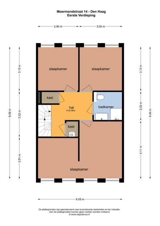 Moermondstraat 14, Den Haag plattegrond-46